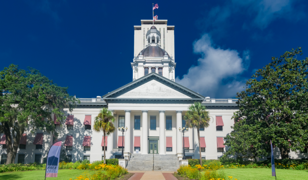 Florida state capitol in Tallahassee, FL