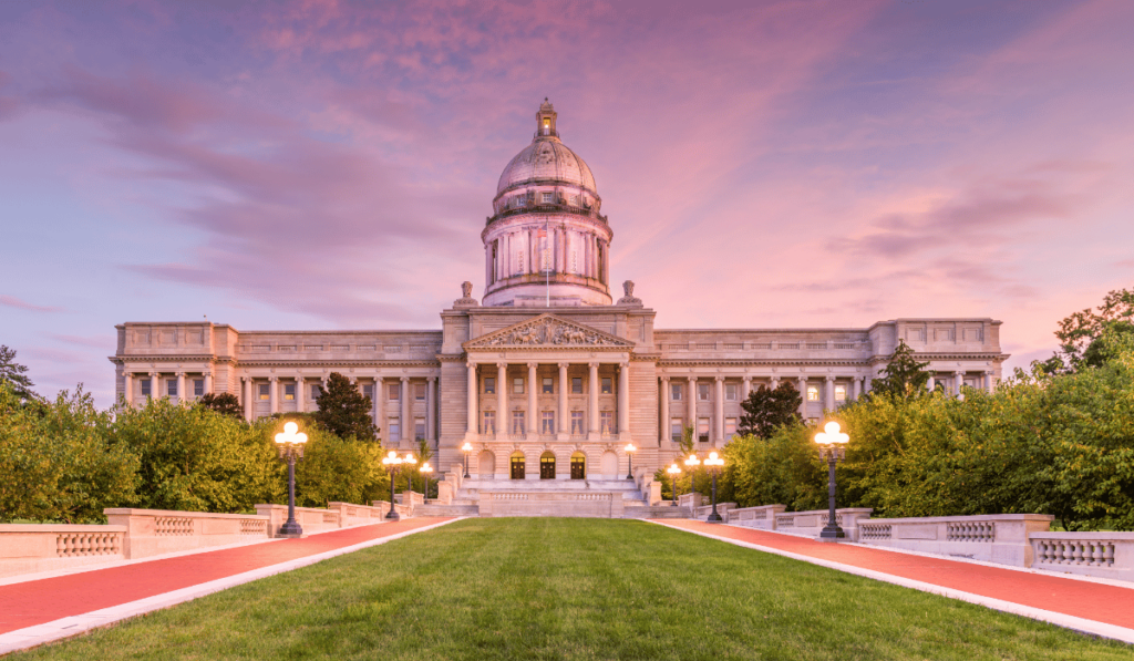 Kentucky State Capitol in Frankfort, KY