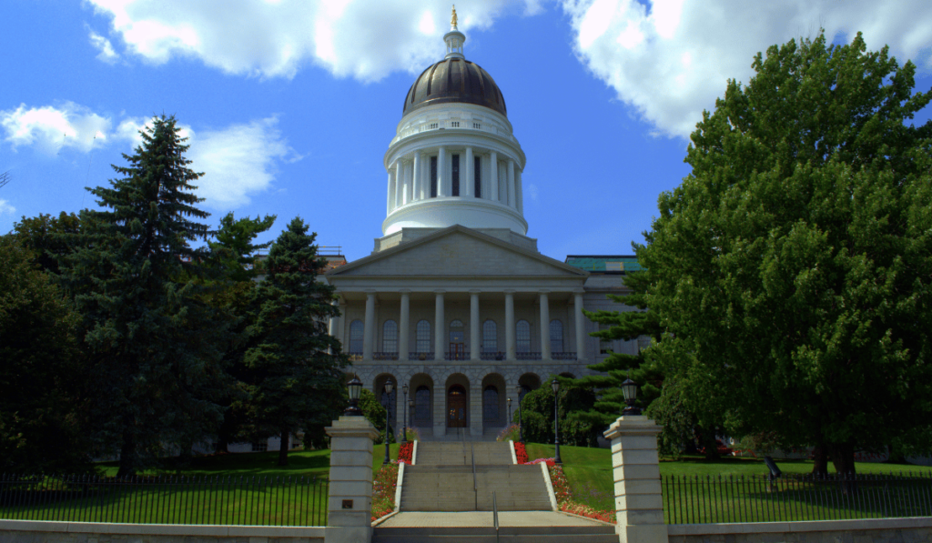 Maine State Capitol Building in Augusta, ME