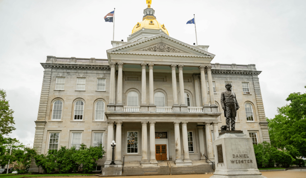 New Hampshire State Capitol Building in Concord