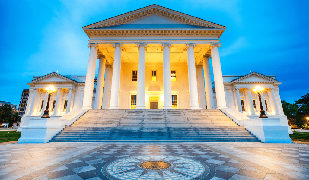 Virginia State Capitol in Richmond, VA