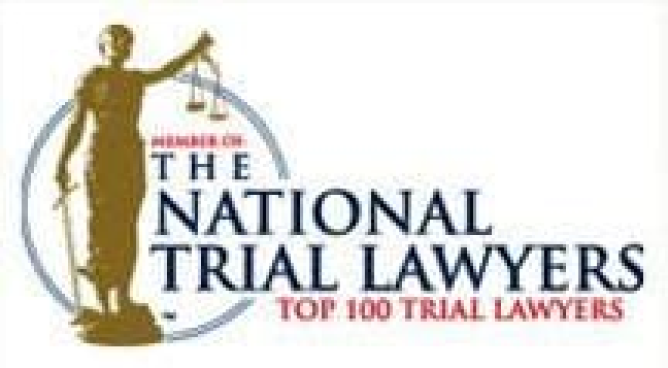 The National Trial Lawyers badge
