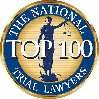 The National Trial Lawyers Top 100 badge