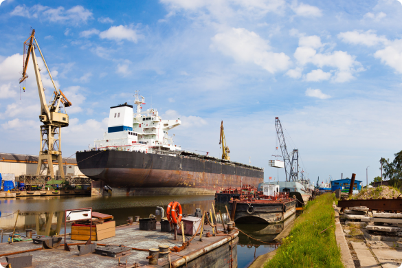 ship dismantling yard