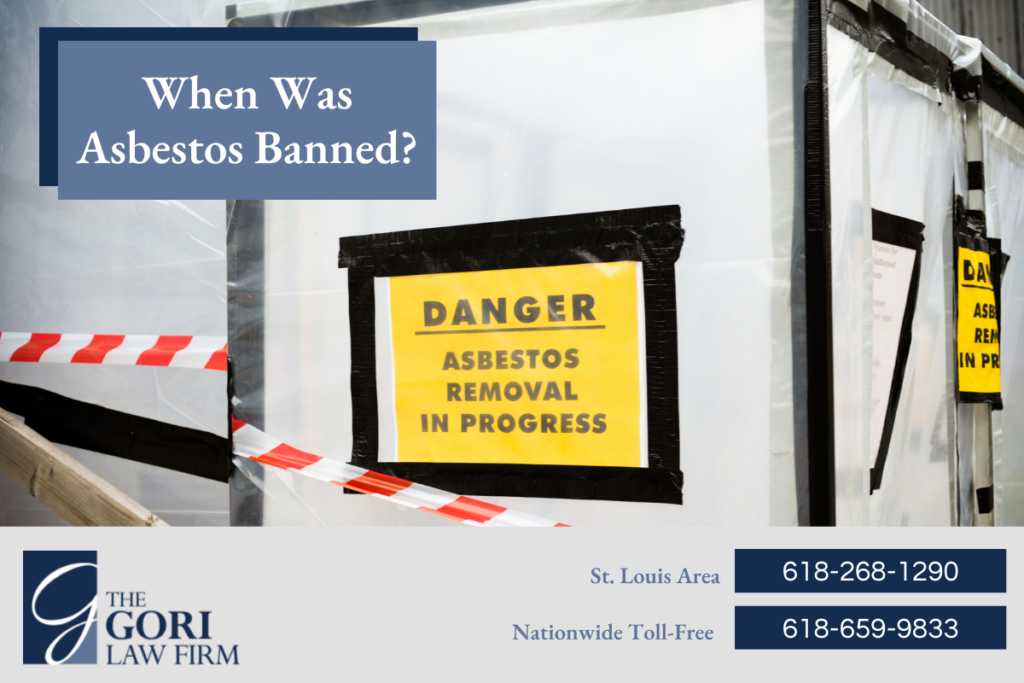 when was asbestos banned in the US?