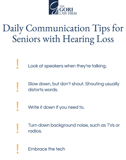 daily communication tips for seniors with hearing loss
