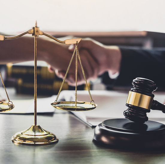 Gavel and scale on a table. The Gori Law Firm has award winning mesothelioma lawyers and asbestos exposure attorneys